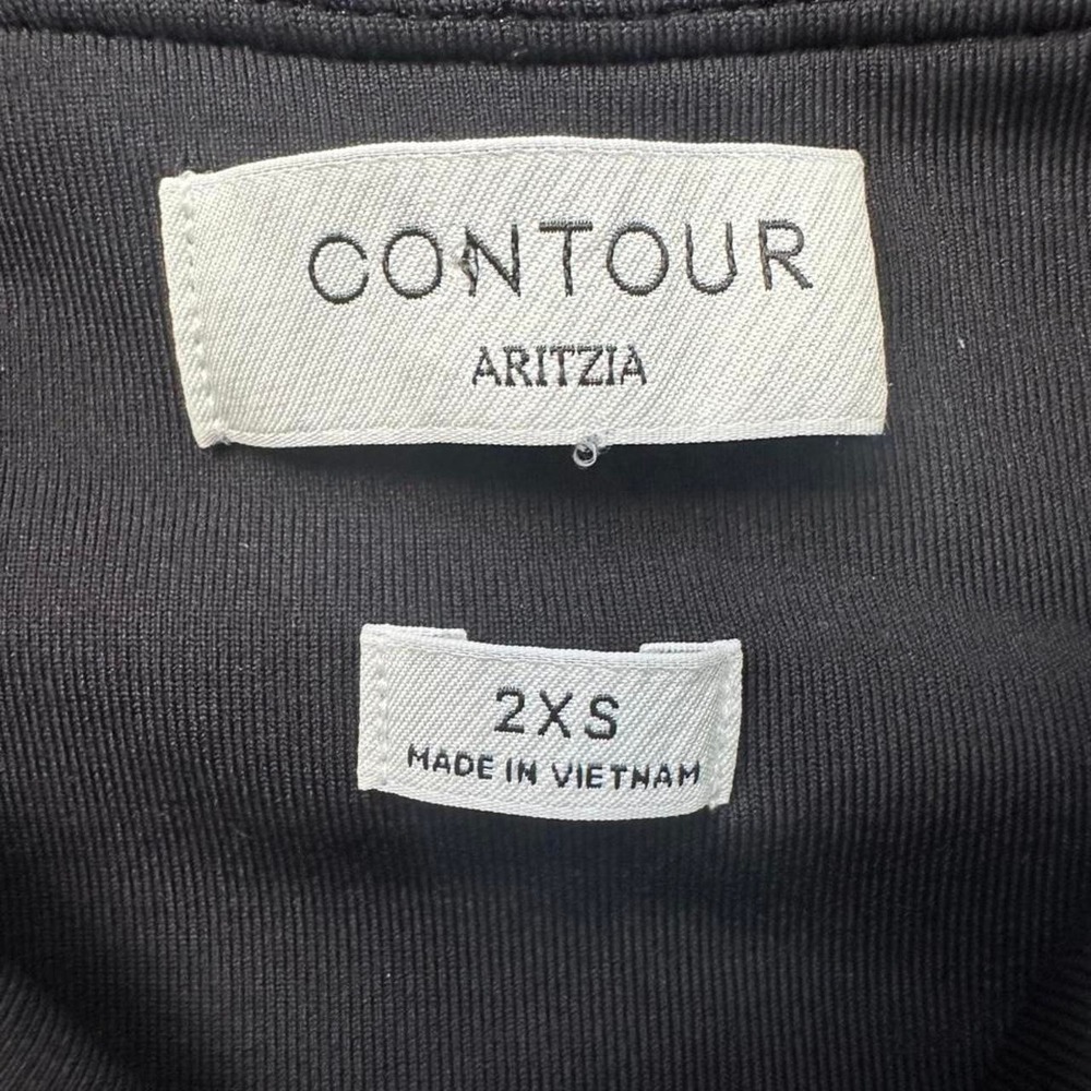 Aritzia Babaton Contour Off The Shoulder Black Long Sleeve Top XXS 2XS Blouse - Picture 5 of 7